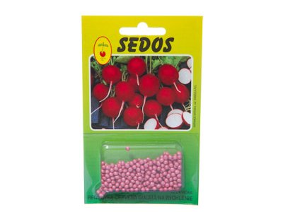 Reďkovka červená guľatá na rýchlenie, Stela/Saxa 2, 300 semien