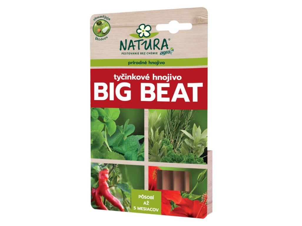AGRO NATURA Big Beat Tyčinkové hnojivo (12 ks/bal)