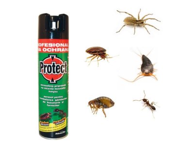 Mravce PROTECT 400ml aerosolový sprej na mravce a lezúci hmyz
