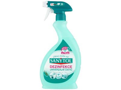 Dezinfekcia Sanytol, univerzálny čistič, sprej, eukalyptus, 500 ml