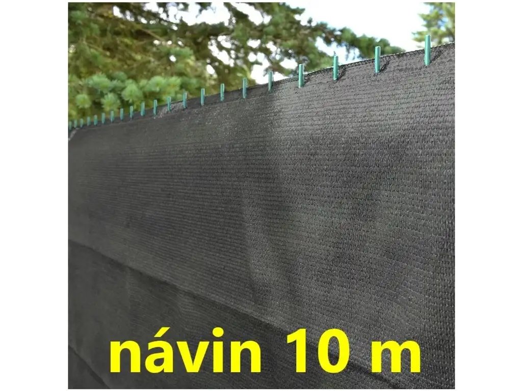 Sieť tieniaca antracit 1,5x10 m 150g/80%