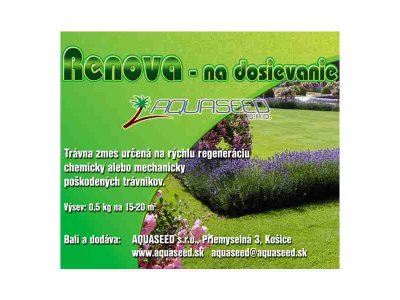 Tráva AS RENOVA 500g na dosev AS GARDEN