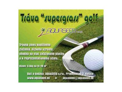 Tráva AS GOLF SUPERGRASS 500g AS GARDEN