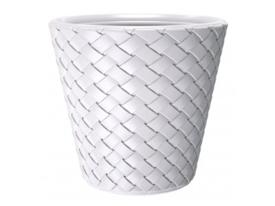 Kvetináč MATUBA 30cm biely bez vkladu
