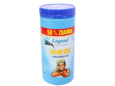 Chlor šok do bazena 1,5 kg Laguna
