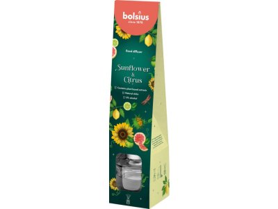 Difuzér Bolsius Floral Fusion Slnečnica a Citrus, vonný, 30 ml