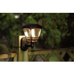 Lampa Strend Pro Garden, solárna, na stenu/plot, 15x15x21 cm