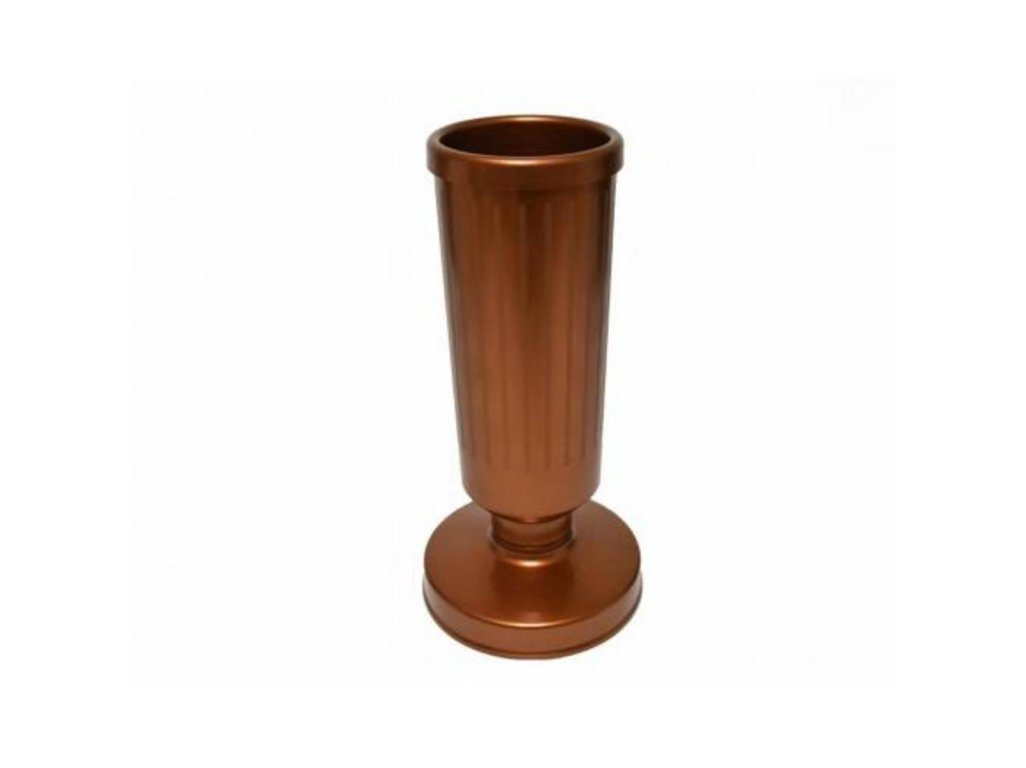 Váza na hrob 30cm medená so záťažou