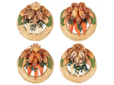 Venček SLAMENÝ TROPIC 25cm