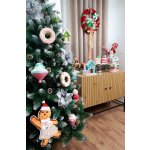 Dekorácia MagicHome Vianoce, Candy Line Veniec, 40x95 cm