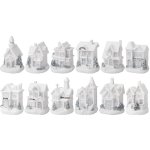 Dekorácia MagicHome Vianoce, Domček, LED, interiér, mix 7x6x10 cm