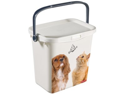Nádoba Curver® PETLIFE, 6000 ml, 20x26x24 cm, na krmivo a granule pre mačku a psa