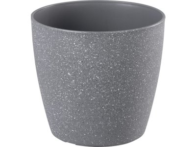 Kvetináč Strend Pro Stone, 23x20,5 cm, šedý, efekt kameňa