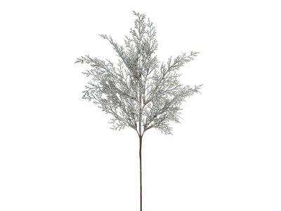 Ozdoba zapichovacia vetvička tuja zasnežená 62cm