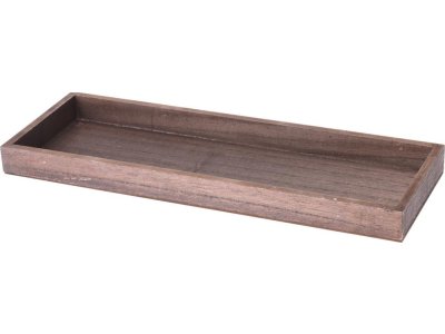 Podnos 14x40 cm drevo hnedý