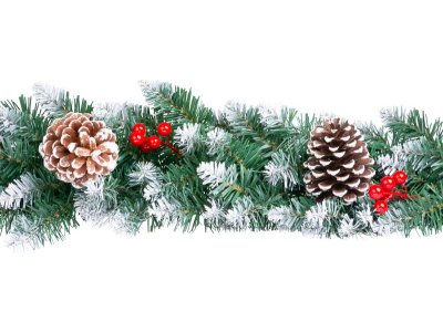 Girlanda MagicHome Vianoce, Berry, 180 cm, 150 vetiev