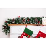 Girlanda MagicHome Vianoce, Berry, 180 cm, 150 vetiev