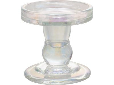 Stojan na sviečku MagicHome Vianoce, sklo, 8,5x8,3 cm