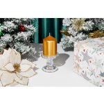 Stojan na sviečku MagicHome Vianoce, sklo, 8,5x8,3 cm