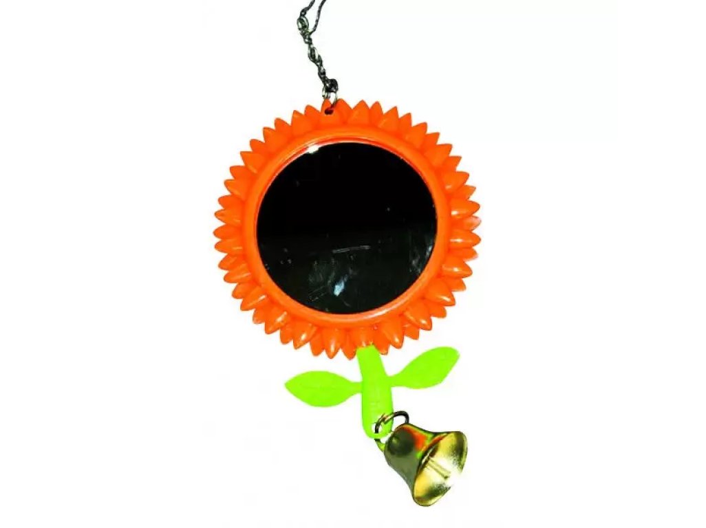 Zrkadielko so zvončekom pre andulky a papagáje 16cm DODO COLLECTION