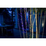 Konstsmide Micro svetelná reťaz modrá 100 LED , zelený kábel, 4m