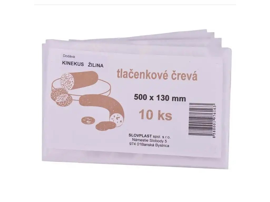 Sáčok na tlačenku 130x500mm, 10ks