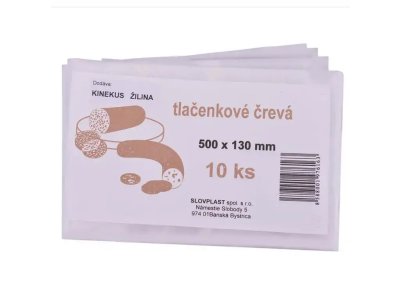 Sáčok na tlačenku 130x500mm, 10ks