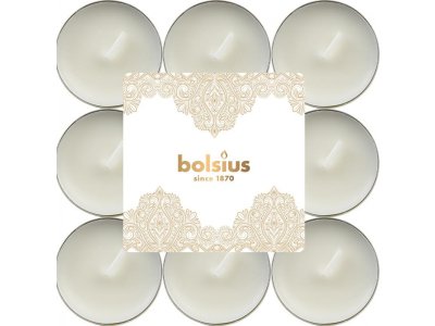 Sviečky Bolsius Scented Golden Lace/vanilla, čajové, vonná, Vianoce, bal. 18 ks