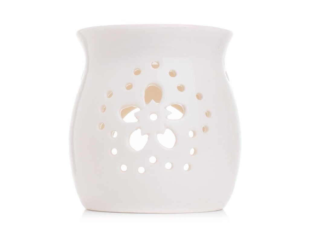 Aromalampa KVET porcelán hladký, biela