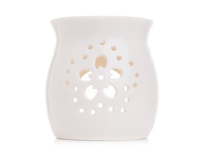Aromalampa KVET porcelán hladký, biela