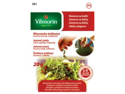 Vilmorin BIO Jemná zmes na klíčky 20g