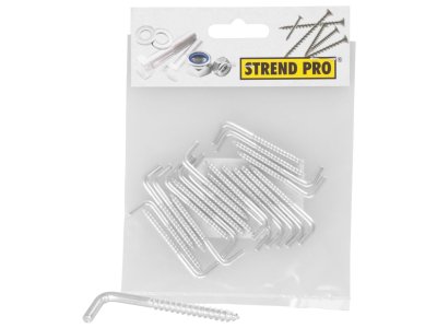 Hák Strend Pro PACK 6, Zn, rovný, bal. 8 ks
