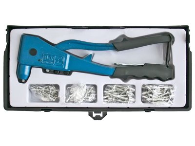 Kliešte Strend Pro R1001 SET, nitovacie, + 100 ks nitov, professional, pre trhacie nity