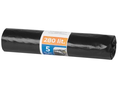 Vrecia Strend Pro, 280 lit., na stavebný odpad, čierne, bal. 5 ks, extra strong