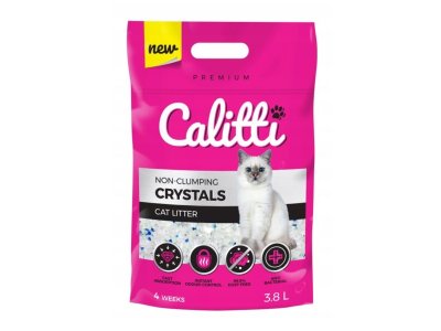 Calitti SILKY CRYSTALS podstielka pre mačky 3,8l