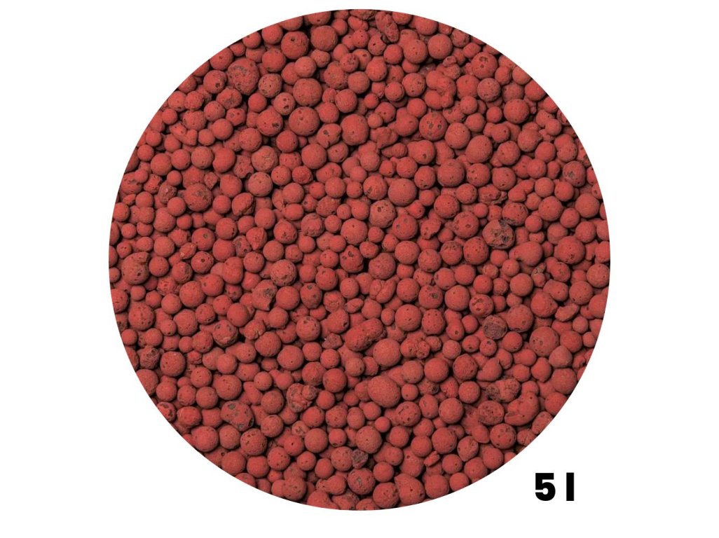 Keramzit 5l 8-16mm červený Red