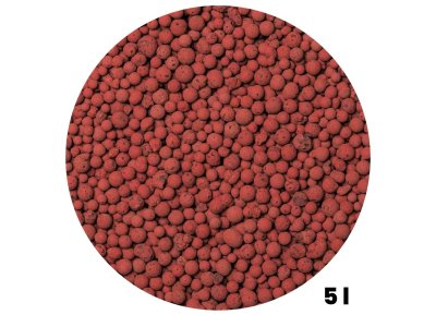Keramzit 5l 8-16mm červený Red