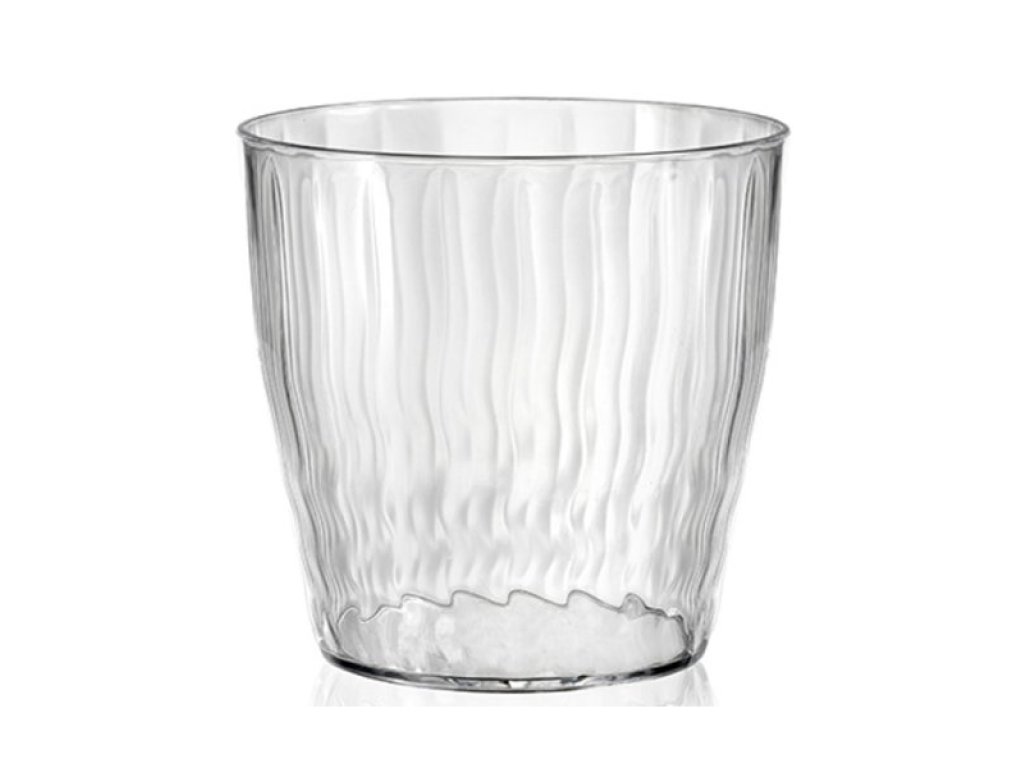 Kvetináč B-LIVING 17cm transparentný