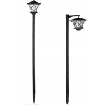 Lampa Strend Pro Garden Zia, solárna, 2xLED, 17x17x153 cm