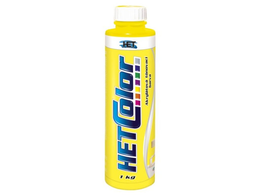 Hetcolor žltý 0610 - Tónovacia farba 0,35kg