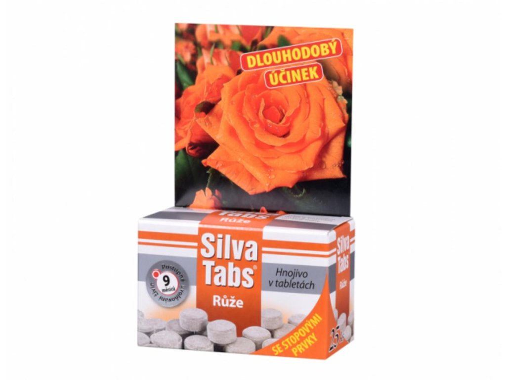 Hnojivo na ruže v tabletách (kvitnúce kríky) Silva tabs 25ks
