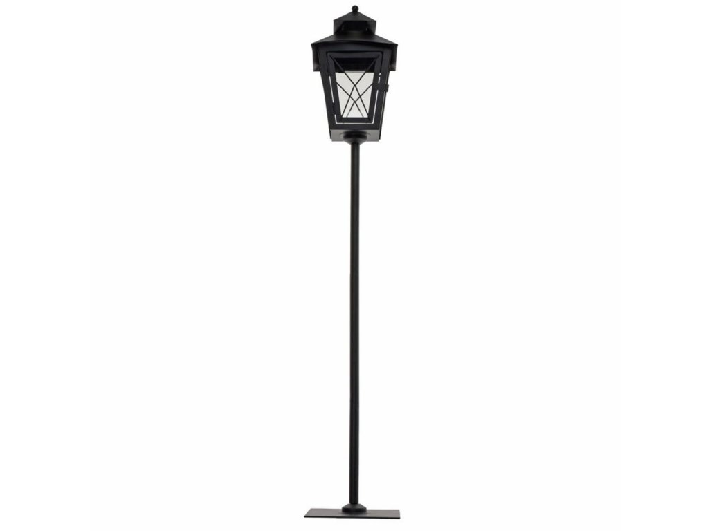 Lampáš stojaci 18x18x106 cm kov čierny