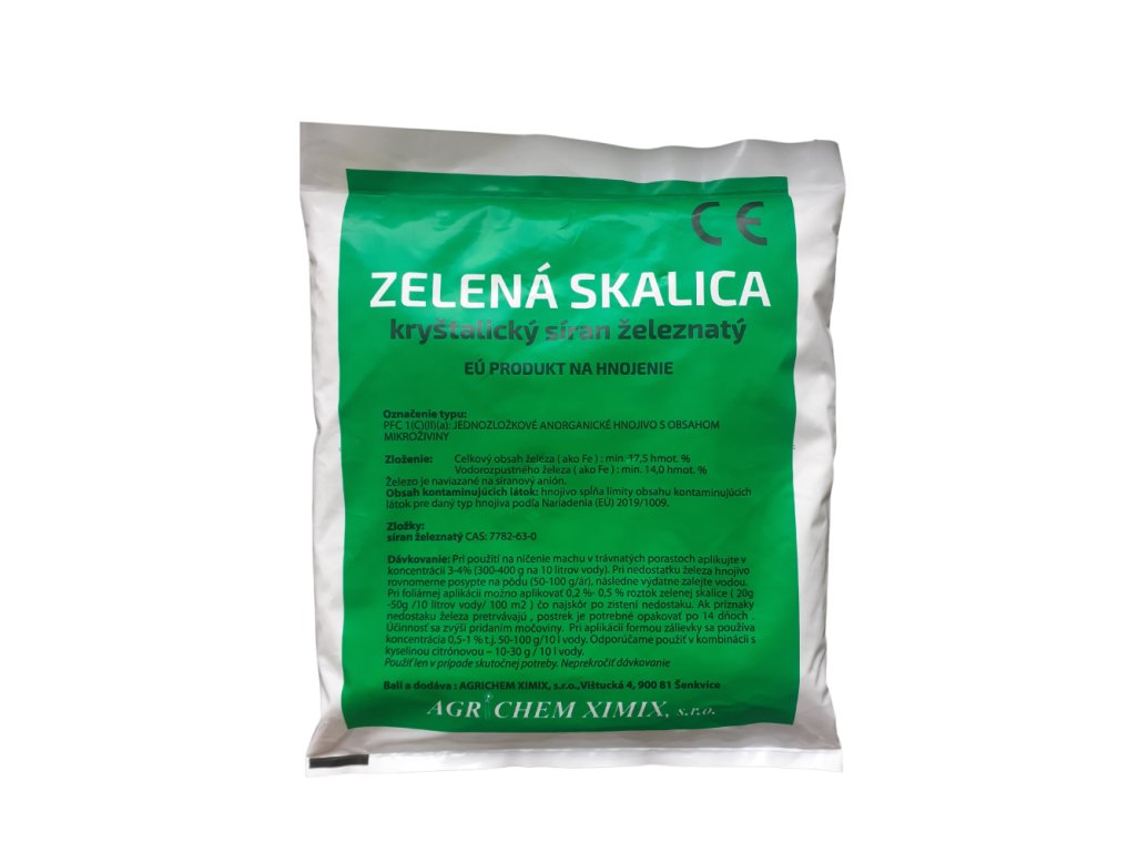 Zelená skalica (síran železnatý), 0,5kg