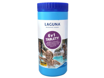 Tablety do bazéna Laguna 6v1 200g balenie 1,4 kg