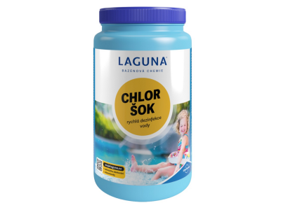 Chlor šok do bazéna 1kg granule Laguna