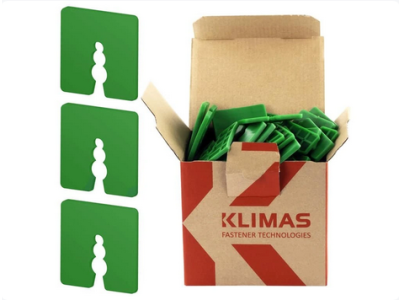 Distančné podložky 4mm 50x50mm 50ks PVC