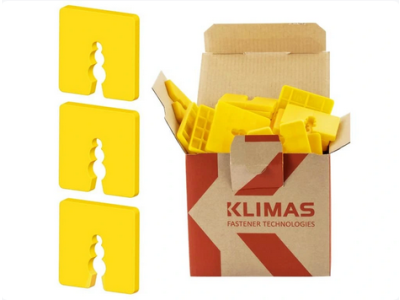 Distančné podložky 5mm 50x50mm 50ks PVC