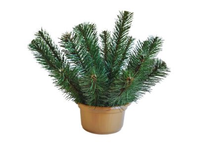 Čečina IKEBANA na zdobenie16cm, sádra, 15 vetvičiek