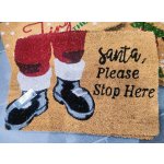 Vianočná rohož s kokosovým vláknom, 60x40cm, MIX vzorov