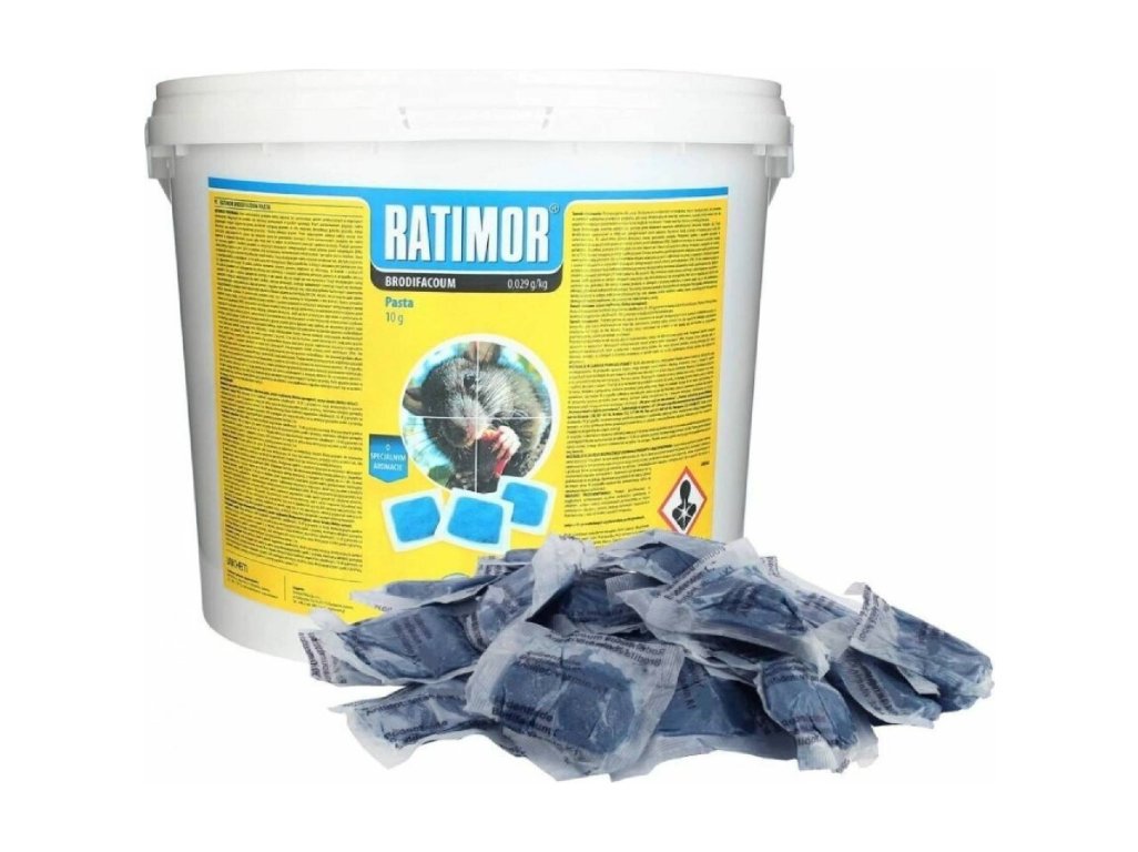 Ratimor mäkká návnada brodifacoum 3kg